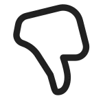 Thumb Dislike SVG Icon